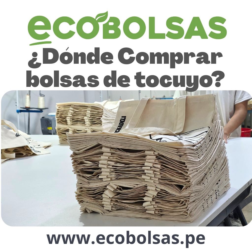 Dónde comprar bolsas de tela ecológica