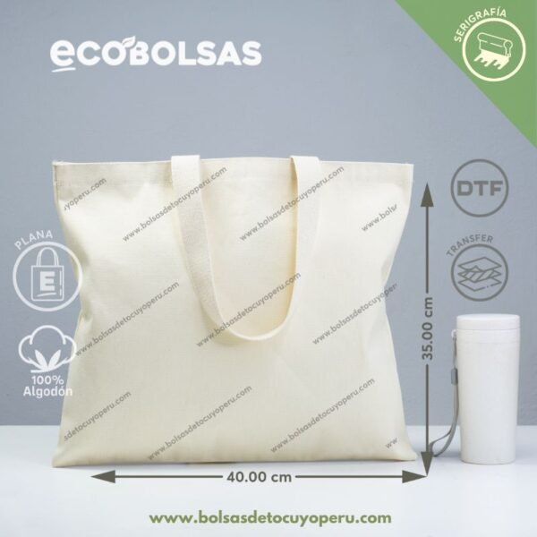 Bolsa de Lona Plana de 35x40cm
