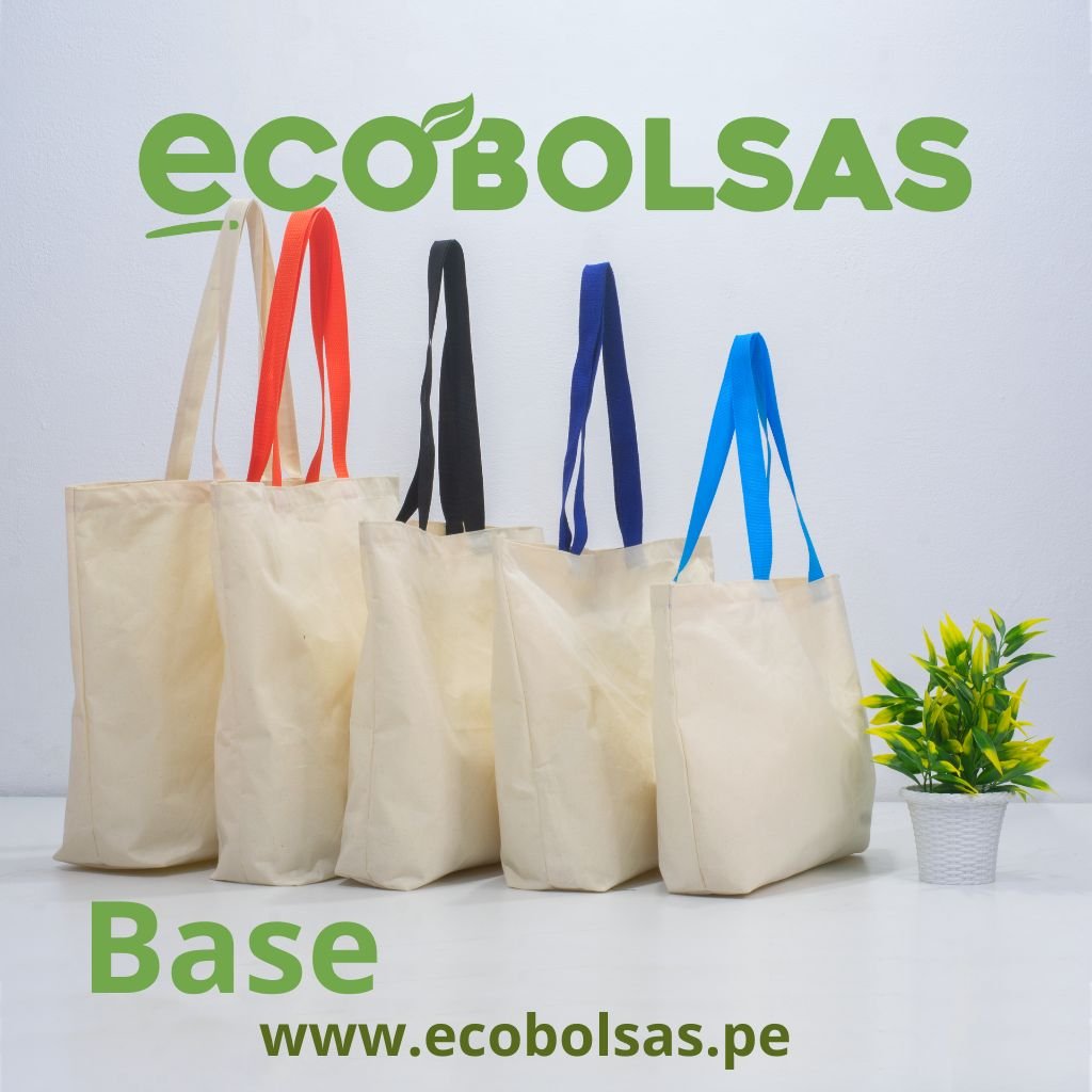 Bolsas de tocuyo con base