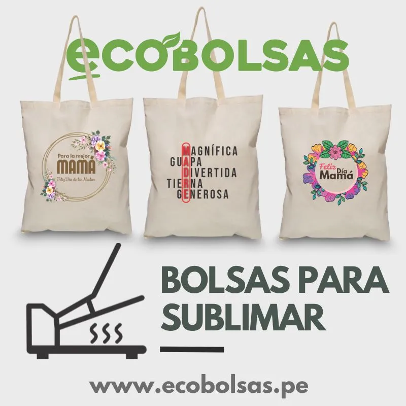 Bolsas de tocuyo para sublimar