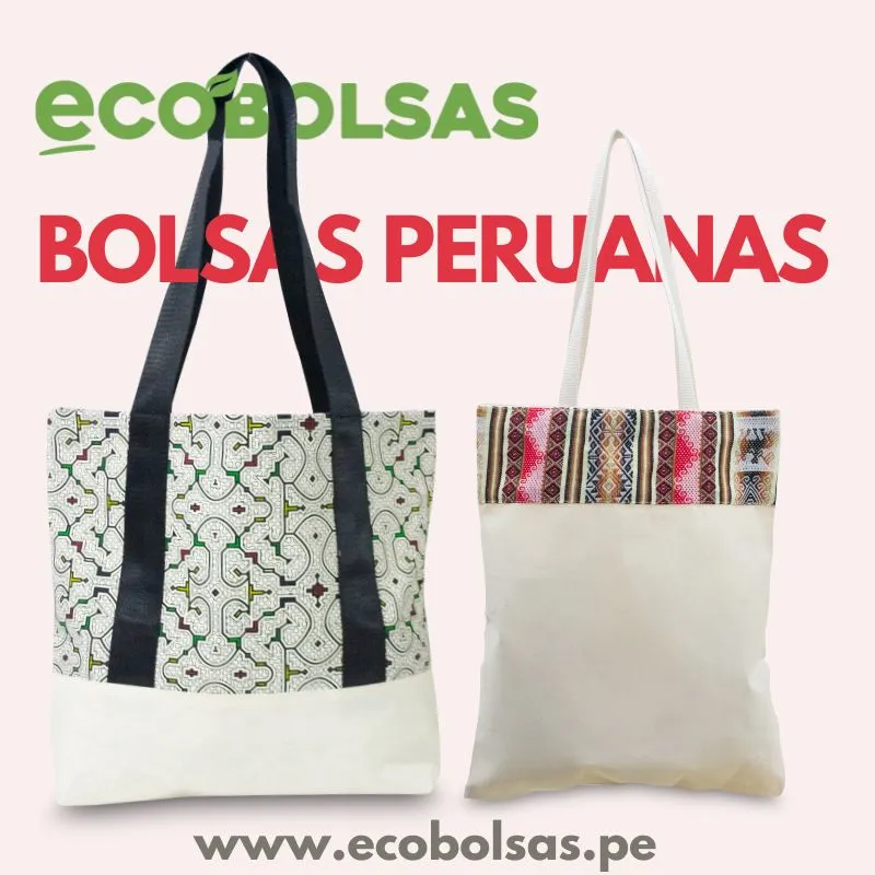 Bolsas con modelos peruanos