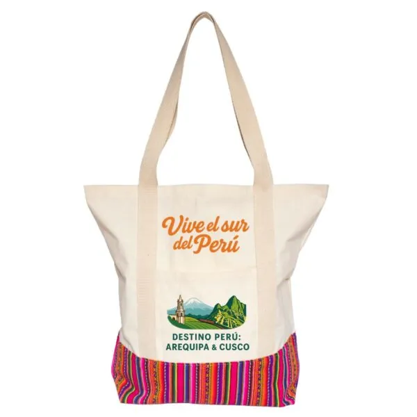 Totebag Ecológica Andina ideal para Turismo