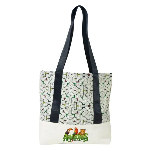 Bolsa Ecológica Amazónica hecha de lona