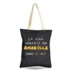 Bolso de Denim – “La Vida debería ser Amarilla - Amar y Ya" - Imagen 3