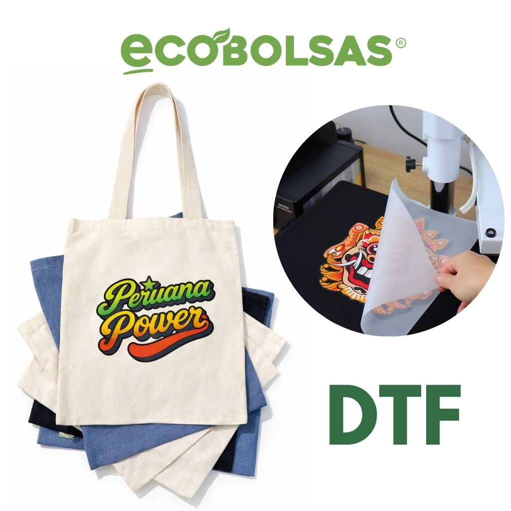 DTF para bolsas personalizadas