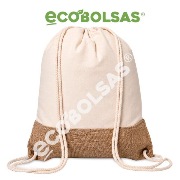 Mochila ajustable con Yute