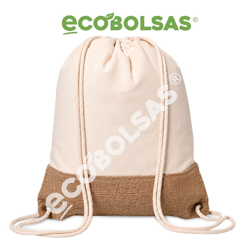 Mochila ajustable con Yute
