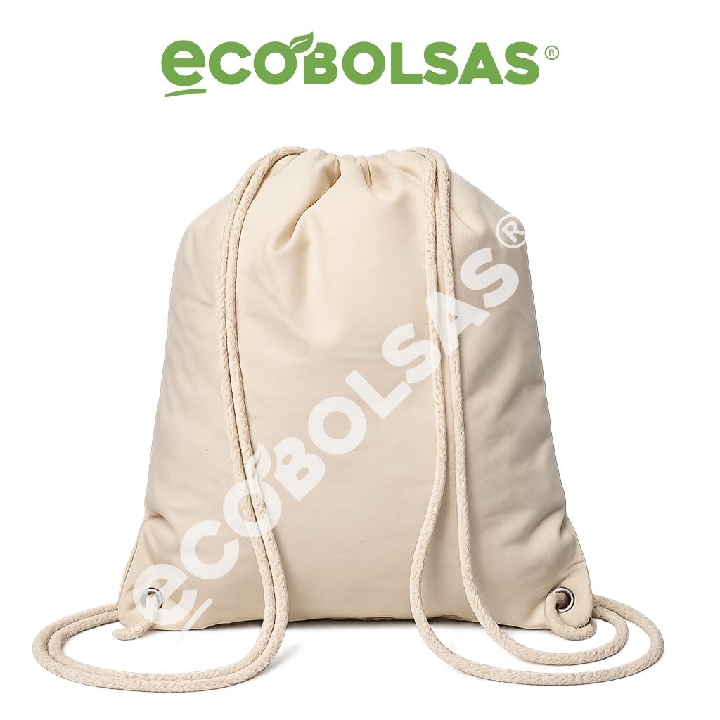Mochila de tocuyo ajustable